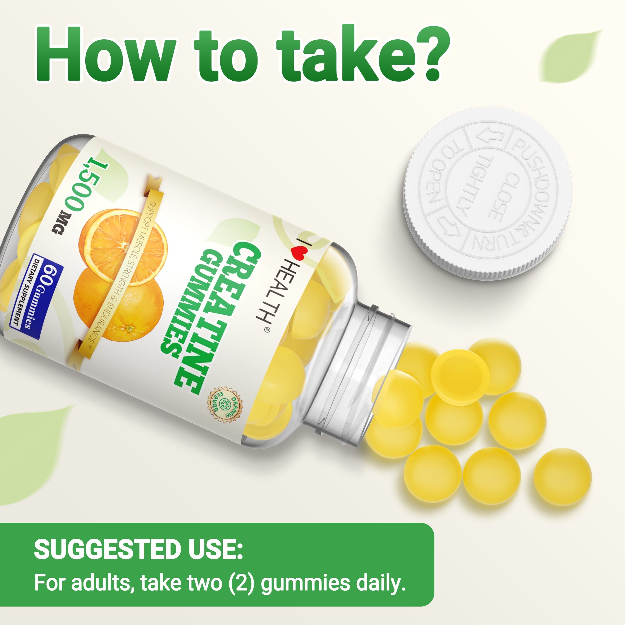 Creatine Monohydrate Gummies 1500mg
