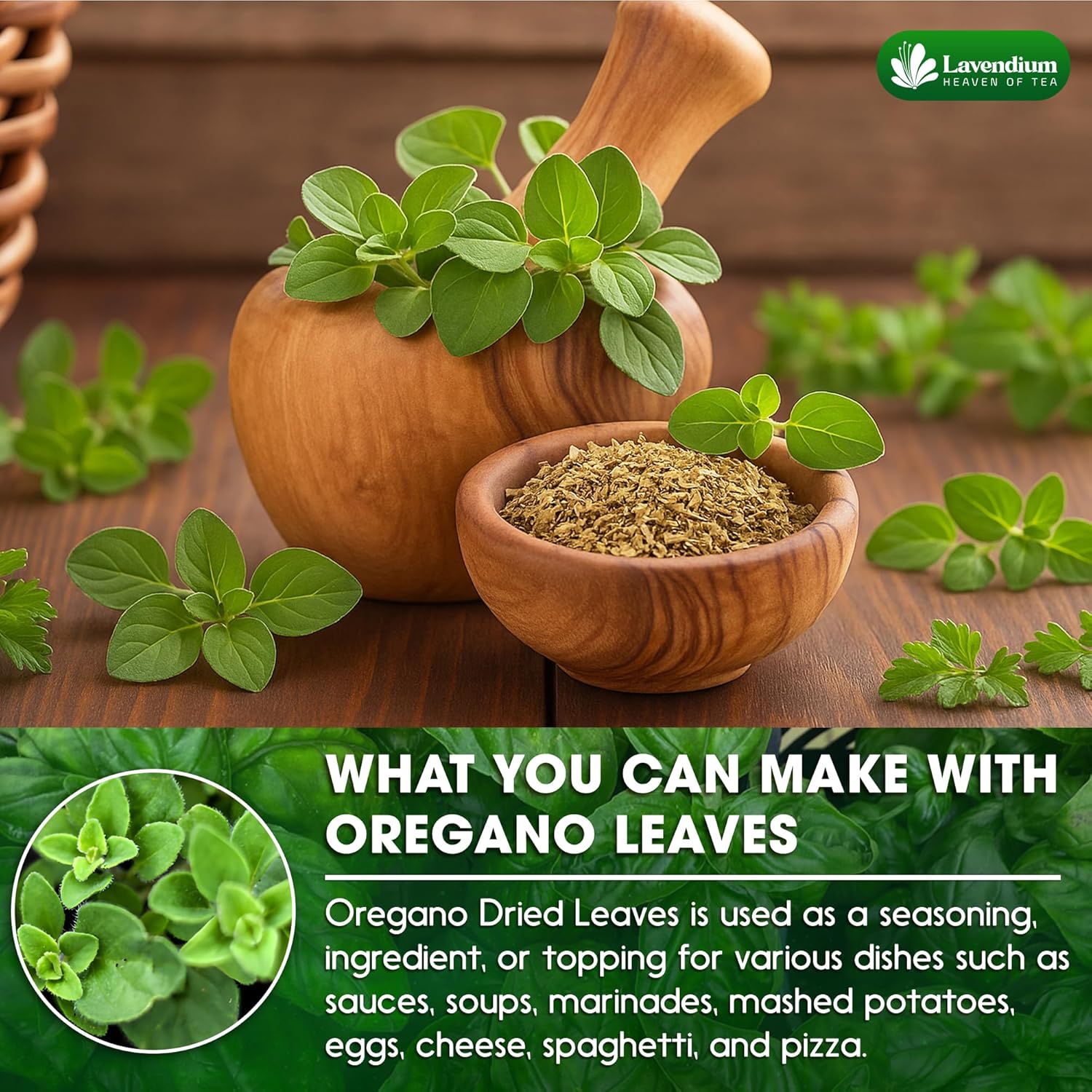 Organic Dried Oregano Leaves — Non-GMO & Vegan