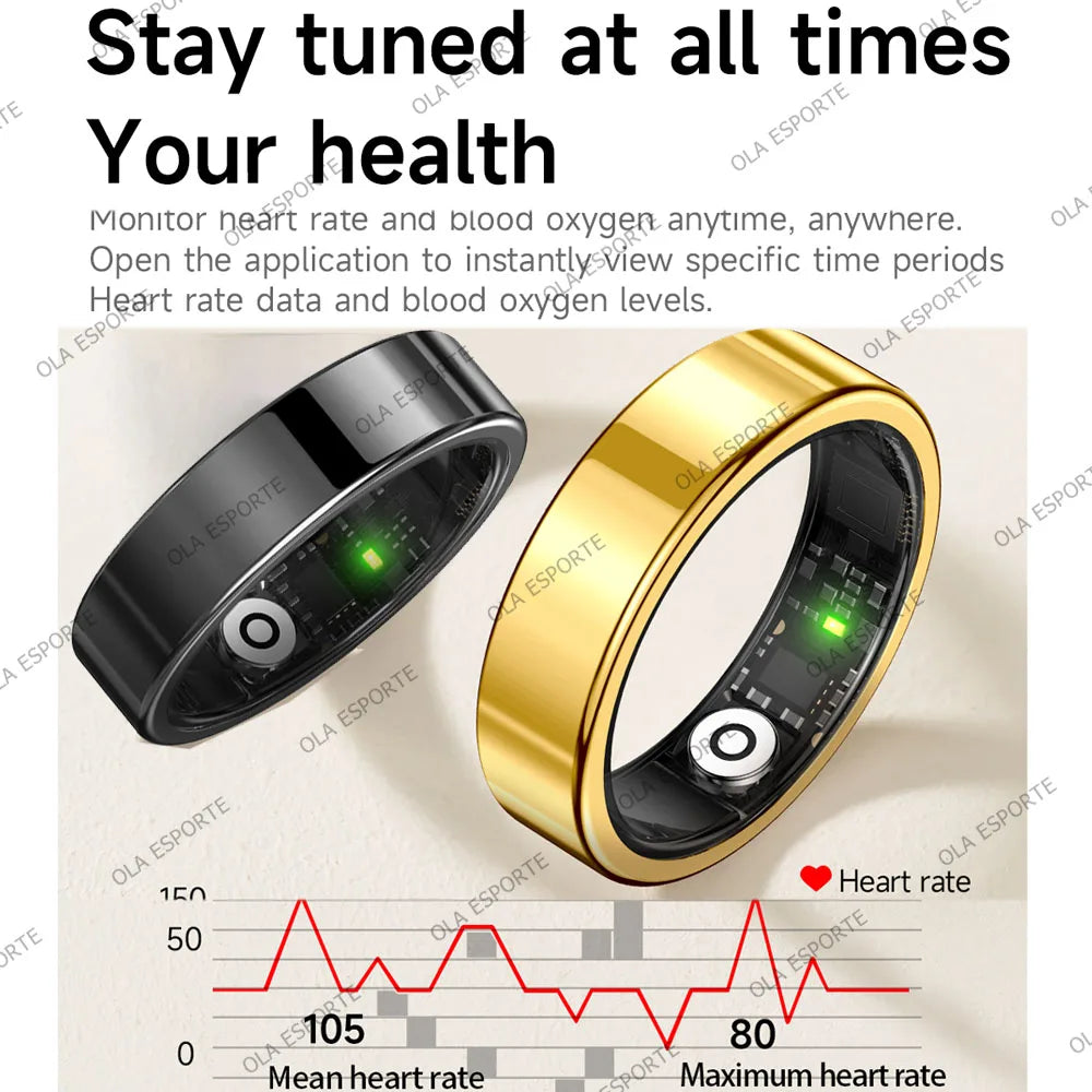 Smart Ring Health & Sleep Tracker