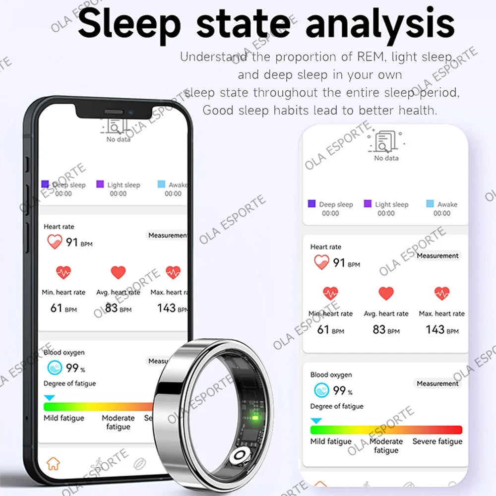 Smart Ring Health & Sleep Tracker