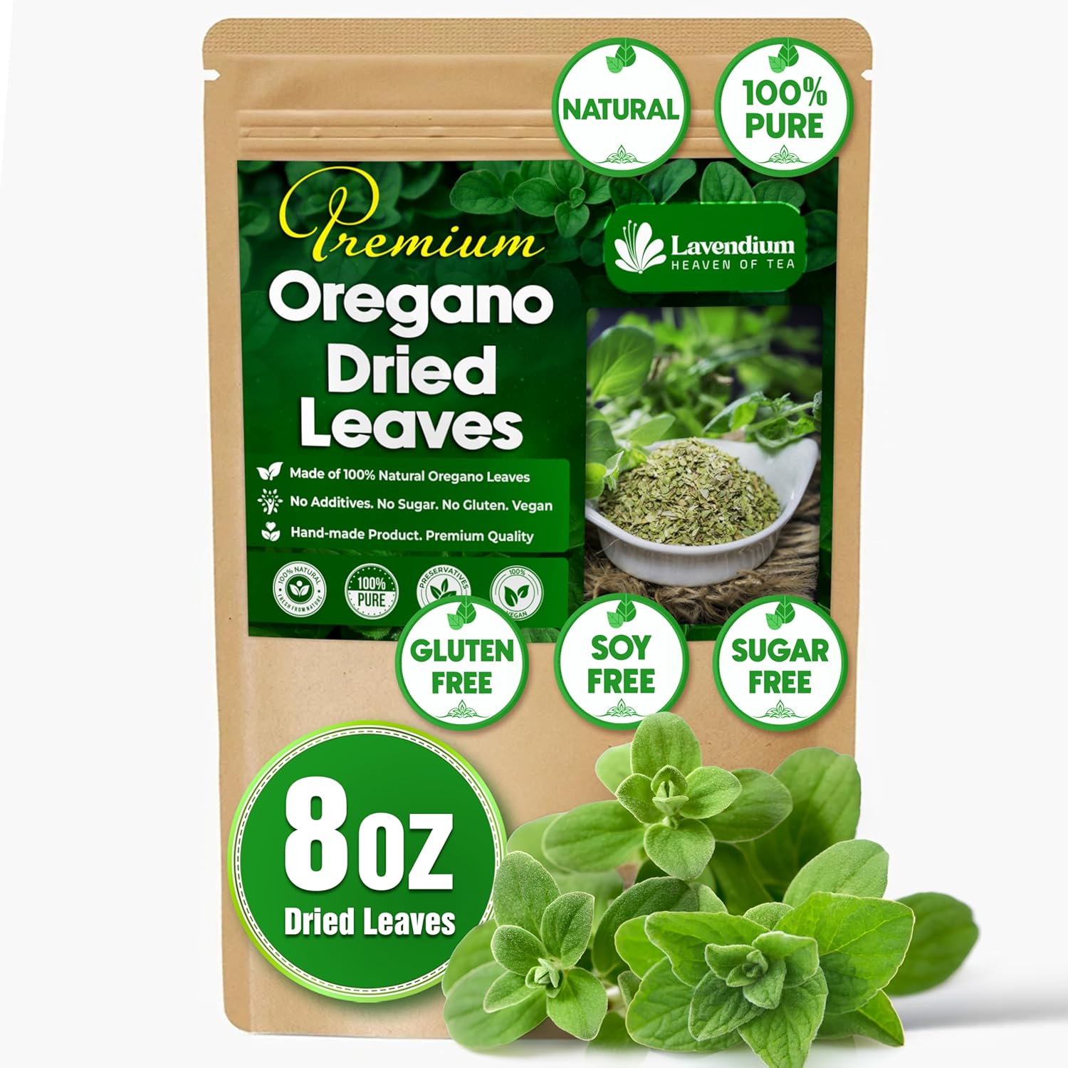 Organic Dried Oregano Leaves — Non-GMO & Vegan