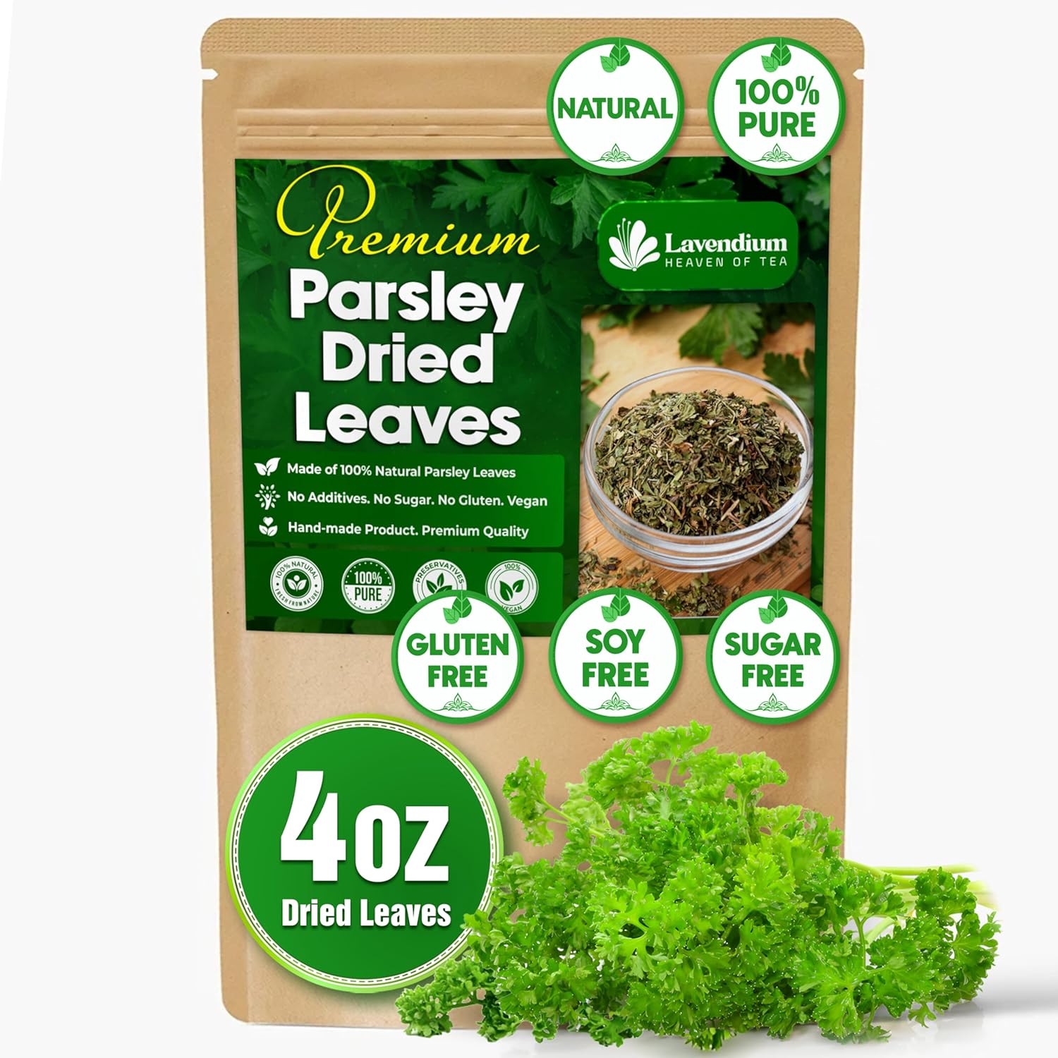 Organic Dried Parsley Leaves — Non-GMO & Vegan