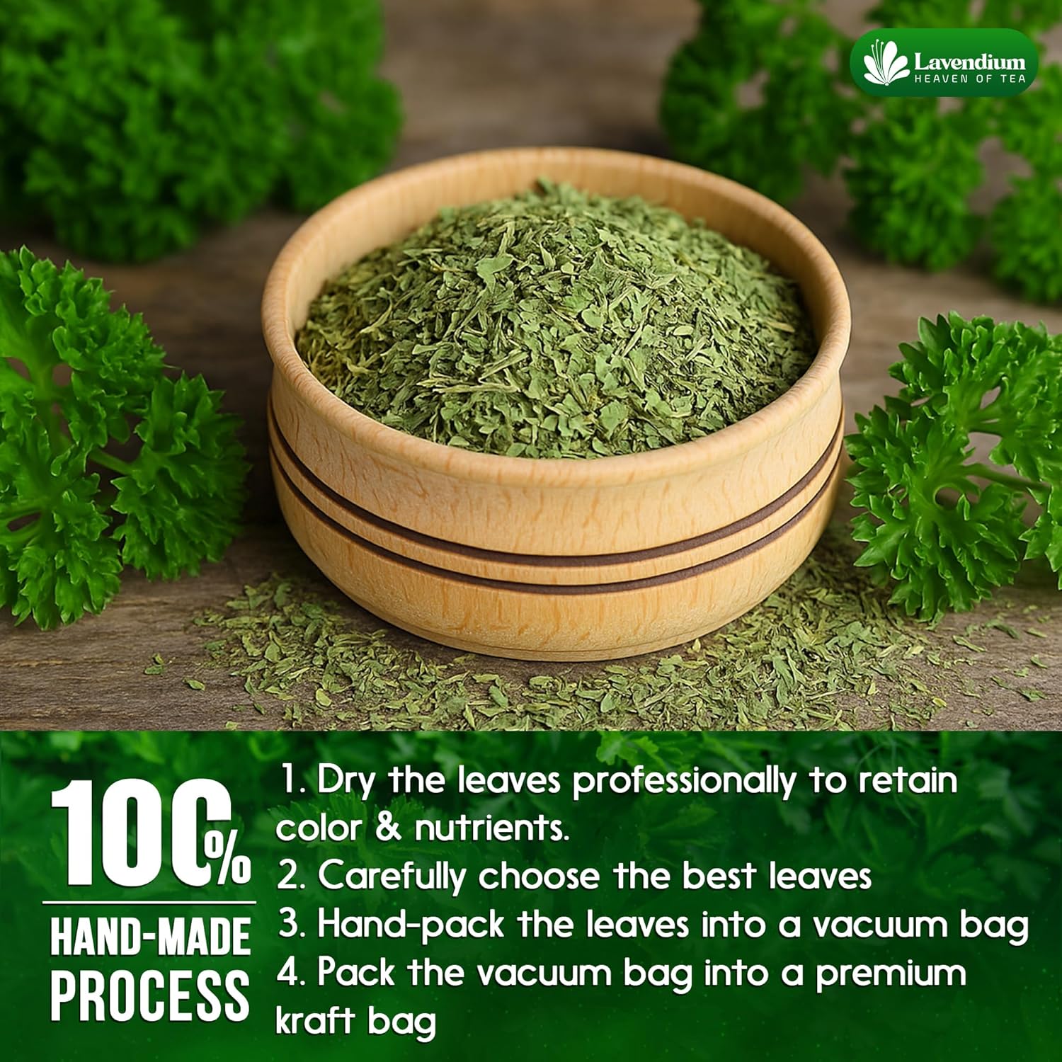 Organic Dried Parsley Leaves — Non-GMO & Vegan