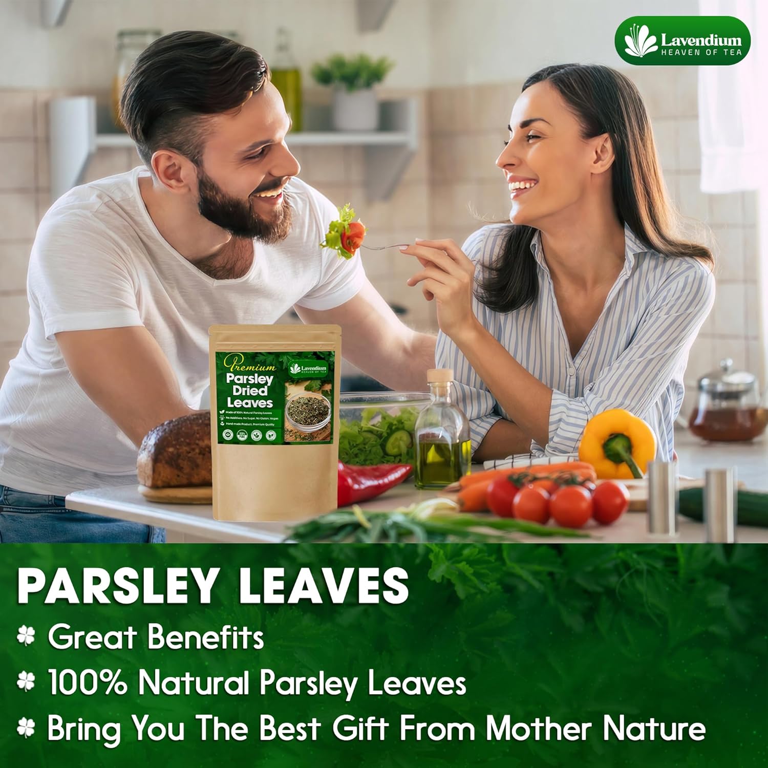 Organic Dried Parsley Leaves — Non-GMO & Vegan