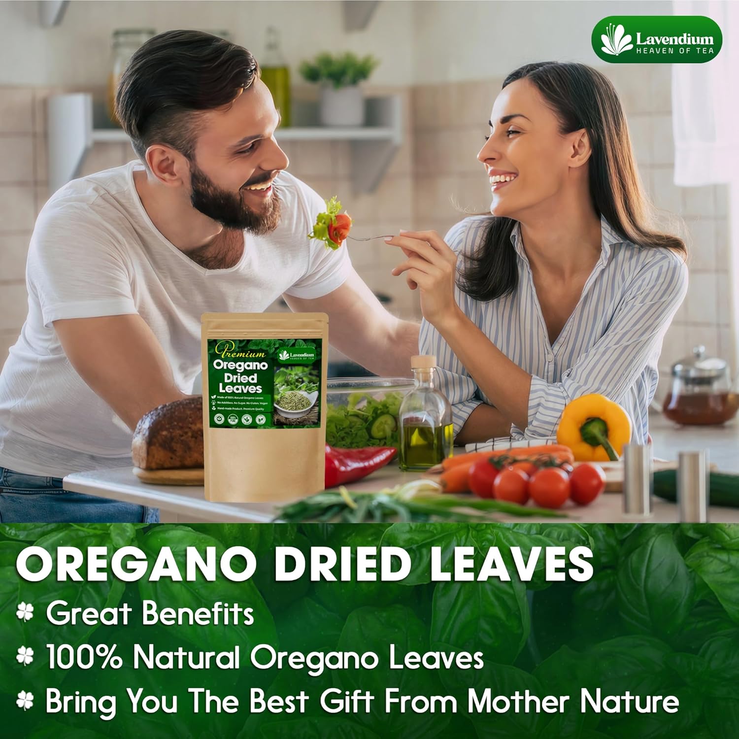 Organic Dried Oregano Leaves — Non-GMO & Vegan
