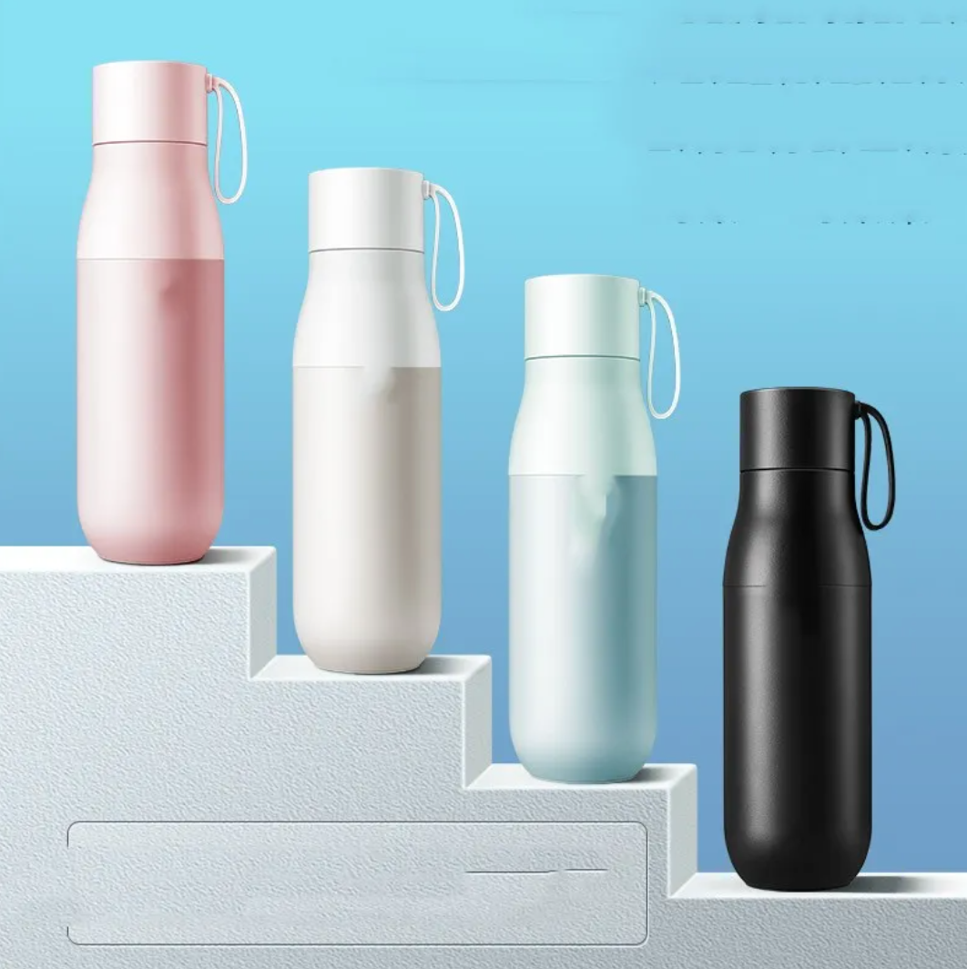 Smart Temperature Display Bottle — Insulated Stainless Steel